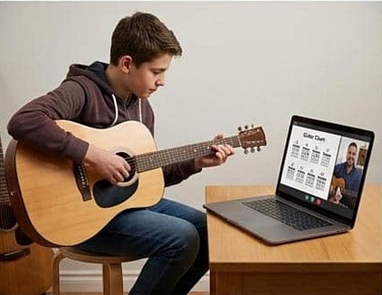 Clase de guitarra comercial